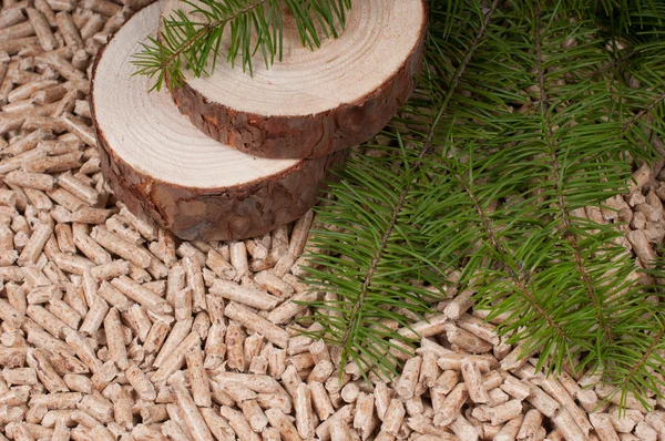 Pine pellets — Stockfoto