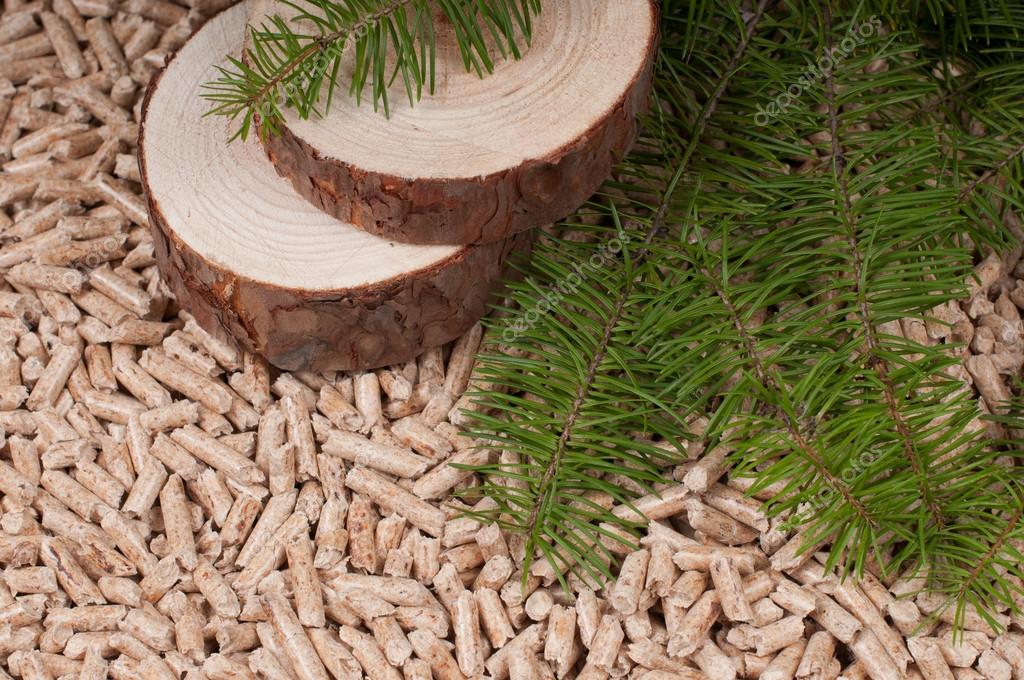 Pine pellets Stock Photo by ©tchara 13990185