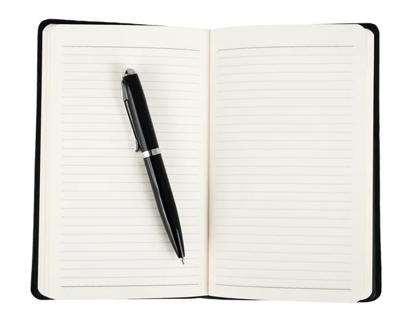 ペンとノート — ストック写真