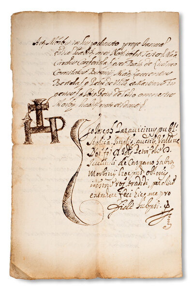 Old manuscript