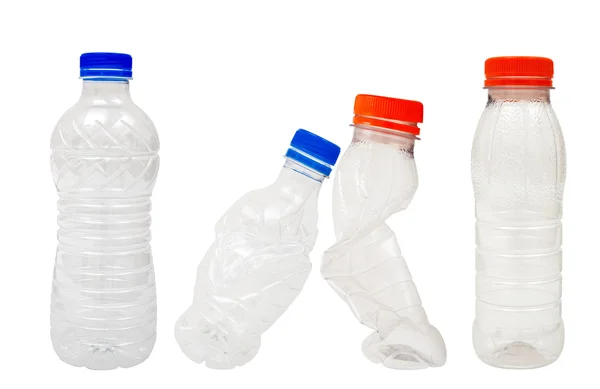 Bottiglie di plastica — Foto Stock