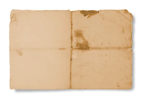 Старый пятнистый лист — стоковое фото