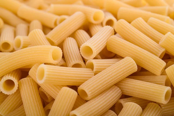 Pasta Maccheroni Isolata Fondo Bianco — Foto Stock