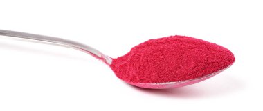 Beyaz arkaplanda akai izole edilmiş kaşık