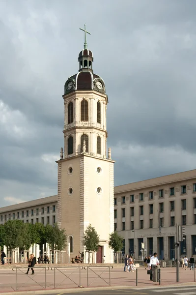 Вежа Hopital de la Шаріте, Ліон, Франція Ліцензійні Стокові Зображення