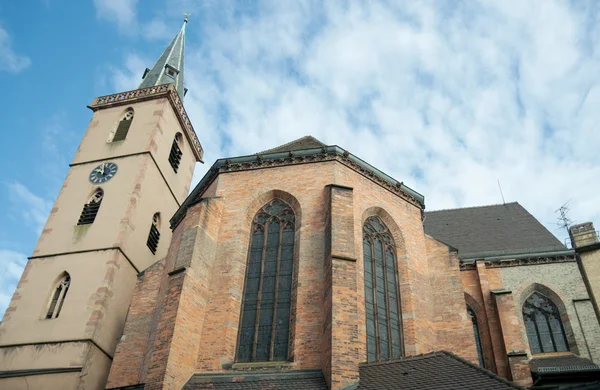 Kostel saint-pierre-le-vieux, Štrasburk, Francie — Stock fotografie