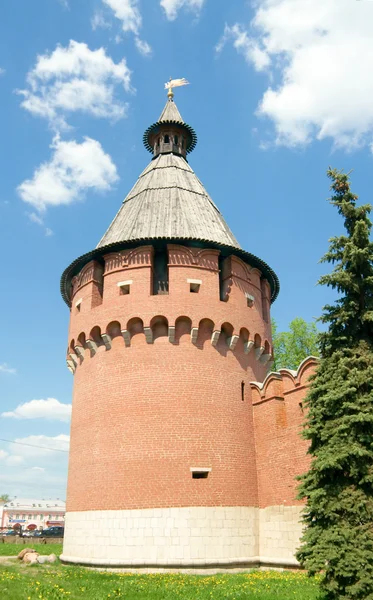 Torre de Spasskaya de Tula Kremlin (século de XVI ) — Fotografia de Stock