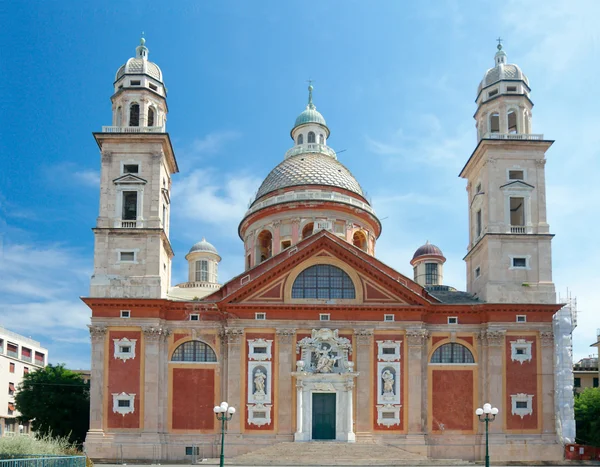 Βασιλική di santa maria assunta (1522), Γένοβα, Ιταλία — Φωτογραφία Αρχείου