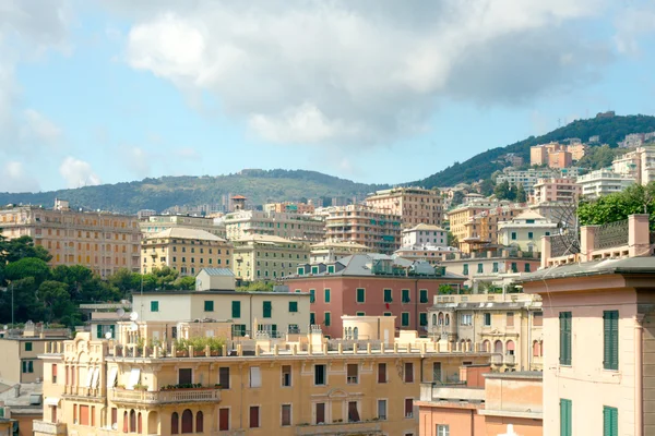 View of Genoa from Villetta Di Negro — Stock Photo, Image