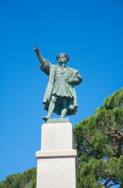 anıt christopher columbus (1914), rapallo, İtalya