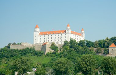 Bratislava castle (foundeb IX. yüzyılda), bratislava, Slovakya