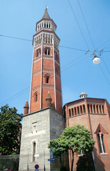 Toren van het Koninklijk Paleis (xviii eeuw), Milaan, Italië — Stockfoto