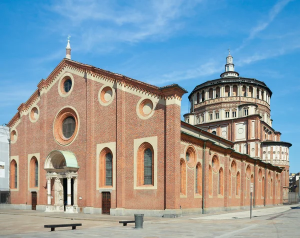 Chiesa di santa maria delle grazie(1497), Mediolan, Włochy — Zdjęcie stockowe