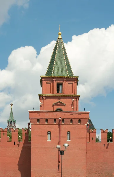 Petrovskaya (Ugreshskaya) Tower of Moscow Kremlin, Moscow, Russi — Stock Photo, Image