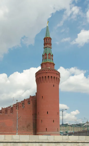 Beklemishevskaya (Moskvoretskaya) Tower of Moscow Kremlin, Moscow, Russia — Stock Photo, Image