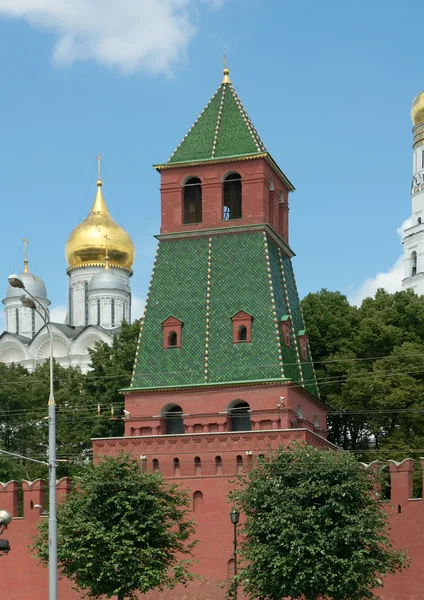 Primera torre anónima del Kremlin de Moscú, Moscú, Rusia —  Fotos de Stock