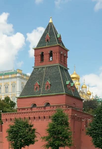 Taynitskaja Turm (Wasser-) Turm des Moskauer Kreml — Stockfoto