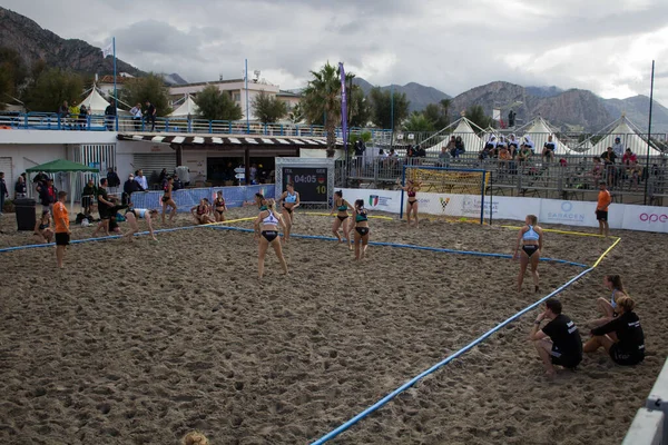 2021 Isola Delle Femmine Sicily Italysicily Champion Beach Handball Cup — стокове фото