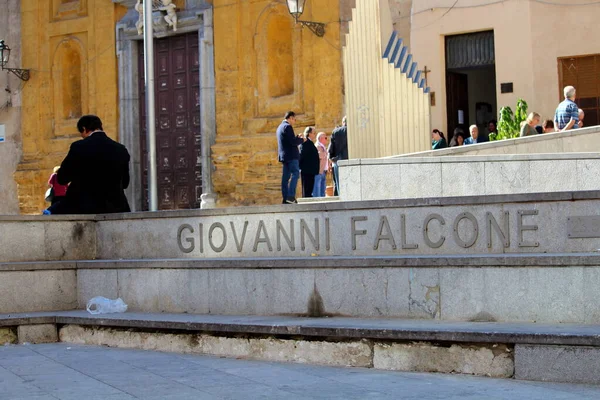 Centro Histórico Palermo Itália Com Seus Palácios Ruas Pitorescas Passos — Fotografia de Stock