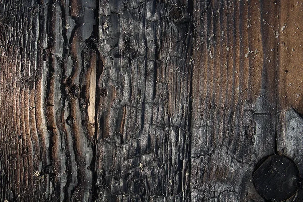 Υποβλητική Εικόνα Της Υφής Των Ξύλινων Σανίδων Μαυρισμένες Από Φωτιά Εικόνα Αρχείου