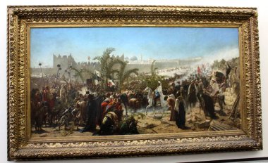 2018.06.11 Berlin Eski Ulusal Galerisi (Alte Nationalgalerie), 19. yüzyılın resim ve heykelleri müzede sergilenmektedir.