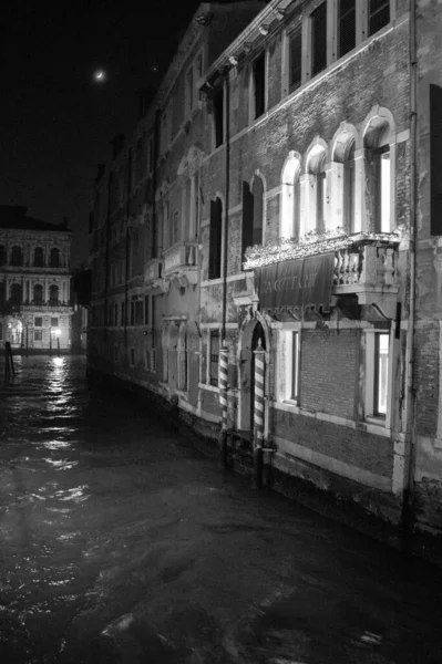 Venetië Italië Januari 2020 Gevel Van Een Typisch Venetiaans Paleis — Stockfoto