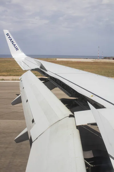 2021 Aeroporto Palermo Punta Raisi Ryanair Companhia Aérea Baixo Custo — Fotografia de Stock