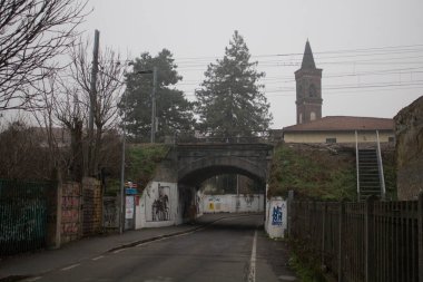 2022.01.24 Milan, San Cristoforo Kilisesi, kilisenin dışsal görüntülerini anımsatıyor.