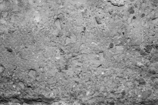 Выразительное Черно Белое Изображение Пористой Текстуры Стеновой Штукатурки — стоковое фото