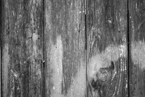 Черно Белый Образ Старой Вертикальной Доски Дерева — стоковое фото