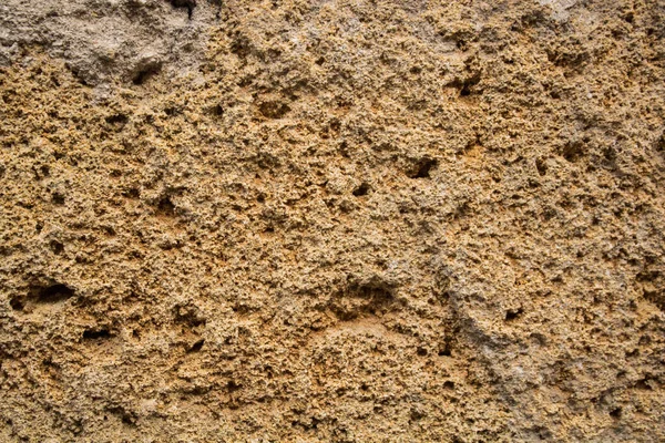 Υποβλητική Υφή Closeup Εικόνα Ενός Τοίχου Tuff — Φωτογραφία Αρχείου