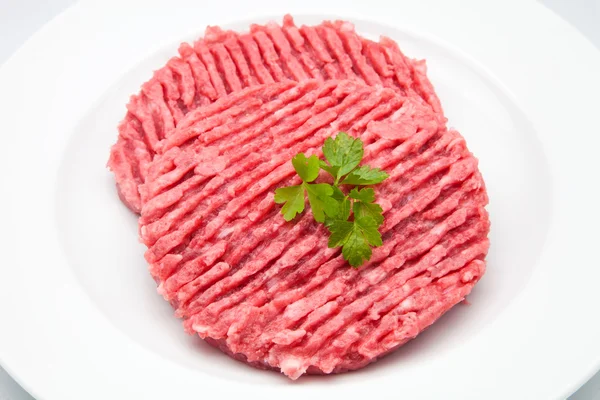 Raw burgers — Stock Photo, Image