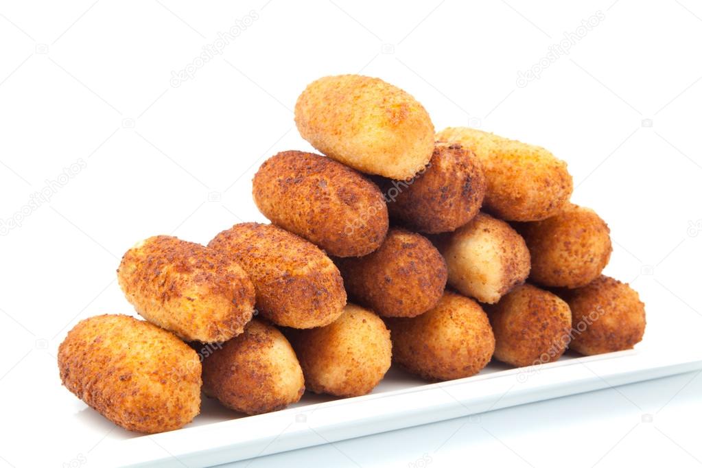 Croquettes breaded