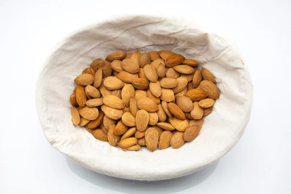Almonds peeled — Stock Photo, Image