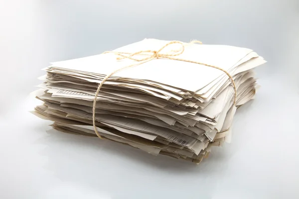 Papers piled — Stock Photo, Image