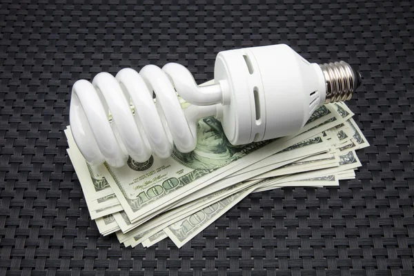 Bulb of low consumption — Stock Photo, Image