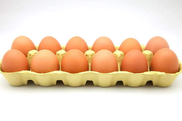 Dozen eggs — Stock Photo, Image