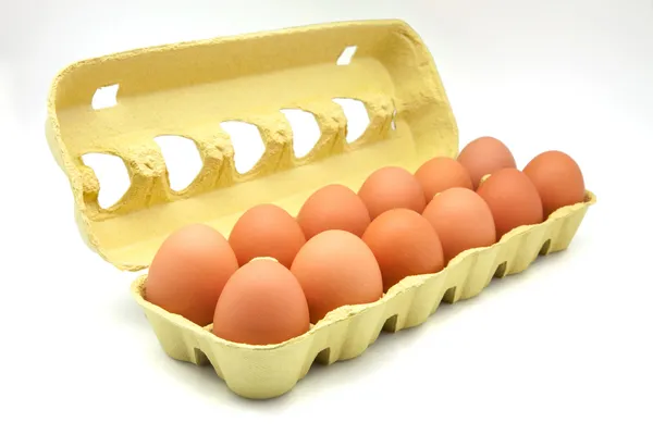 Dozen of eggs — Stock Photo, Image