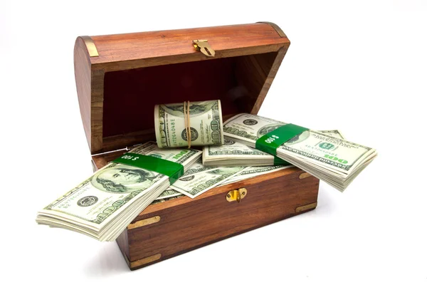 Wooden chest — Stock Photo, Image