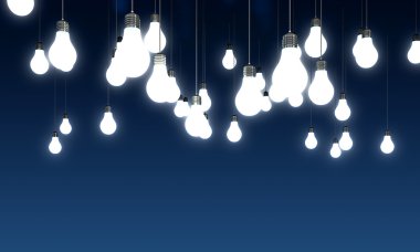 Light bulbs clipart