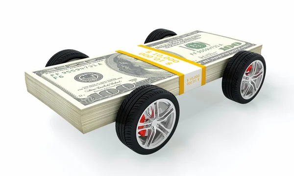 Money car — Stock Photo, Image