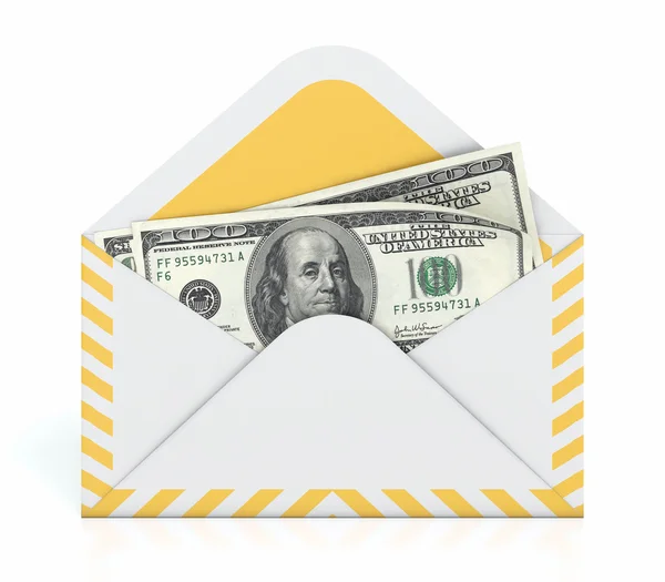 Money In Envelope — Stock Photo, Image