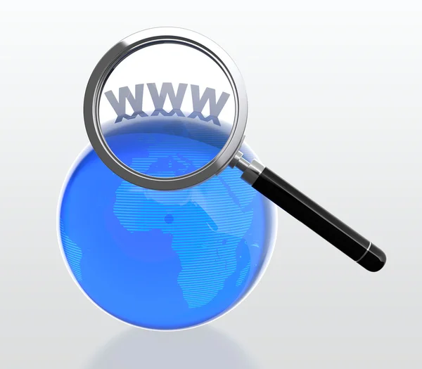 Hledání pro webovou adresu — Stock fotografie