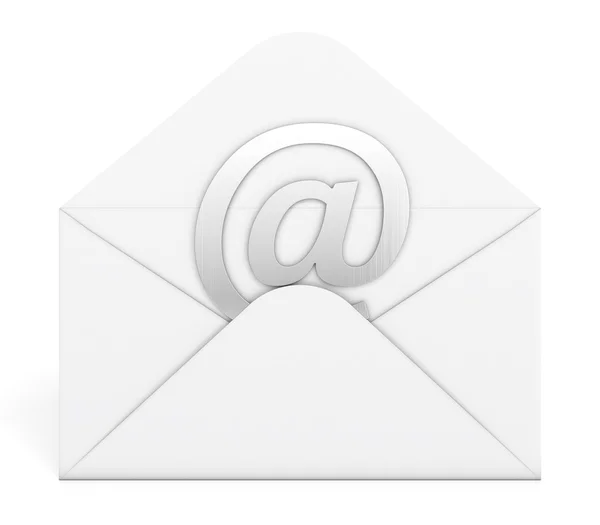 Конверт электронной почты — стоковое фото