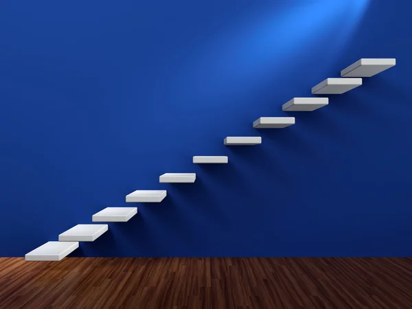 White staircase — Stock Photo, Image