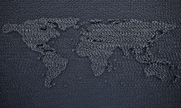 Abstract World map — Stock Photo, Image