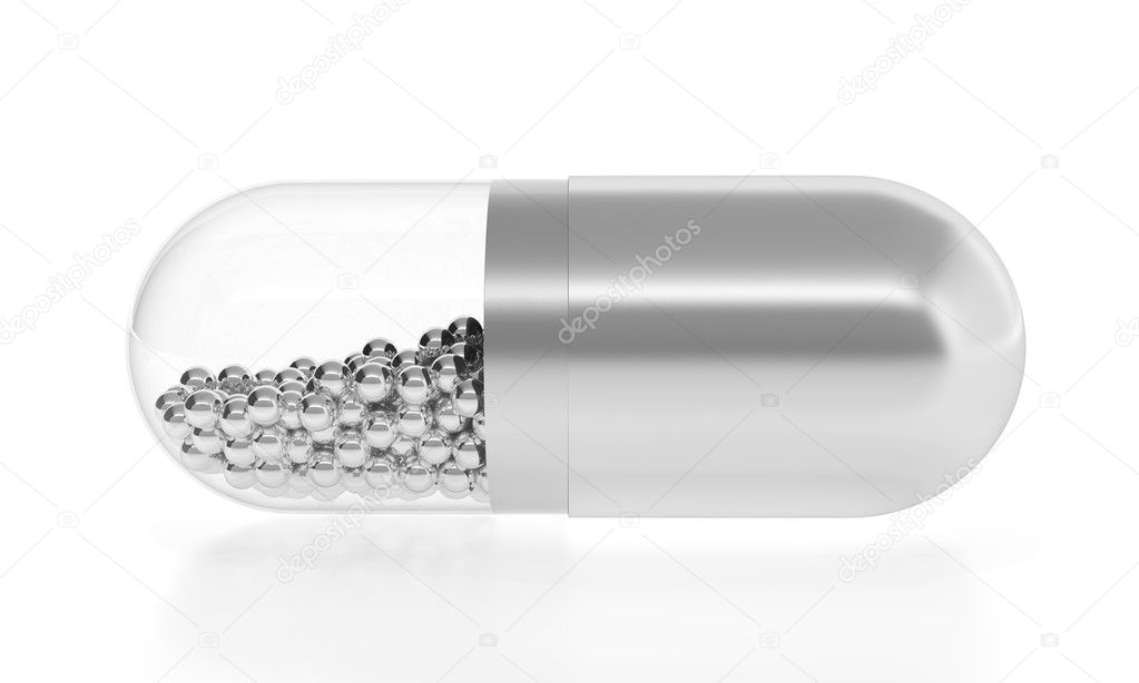 Metal pill