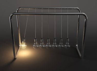 devamlı hareket içinde Işık Ampüller