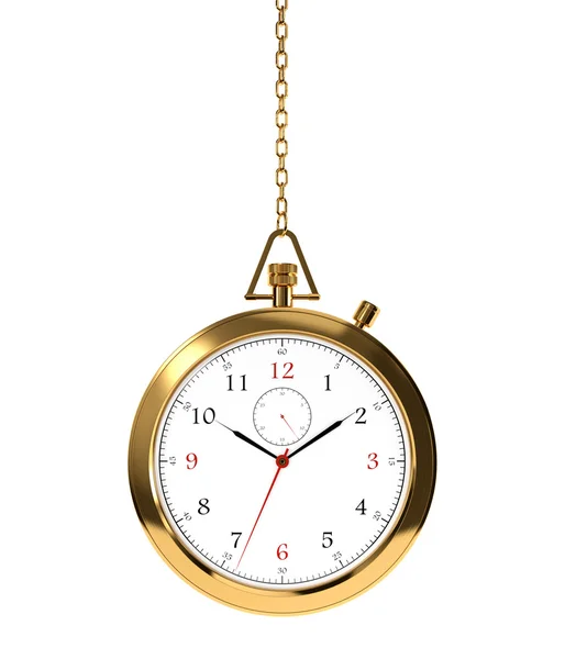 Goldene Uhr — Stockfoto