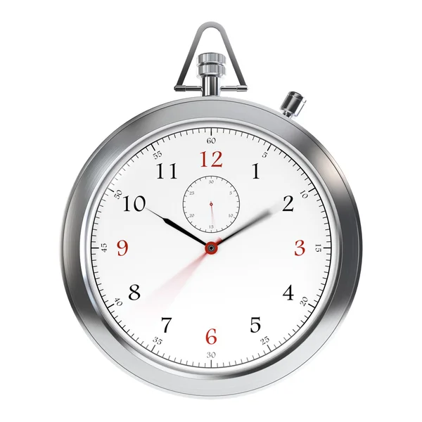 Clock on white — Stock Photo, Image